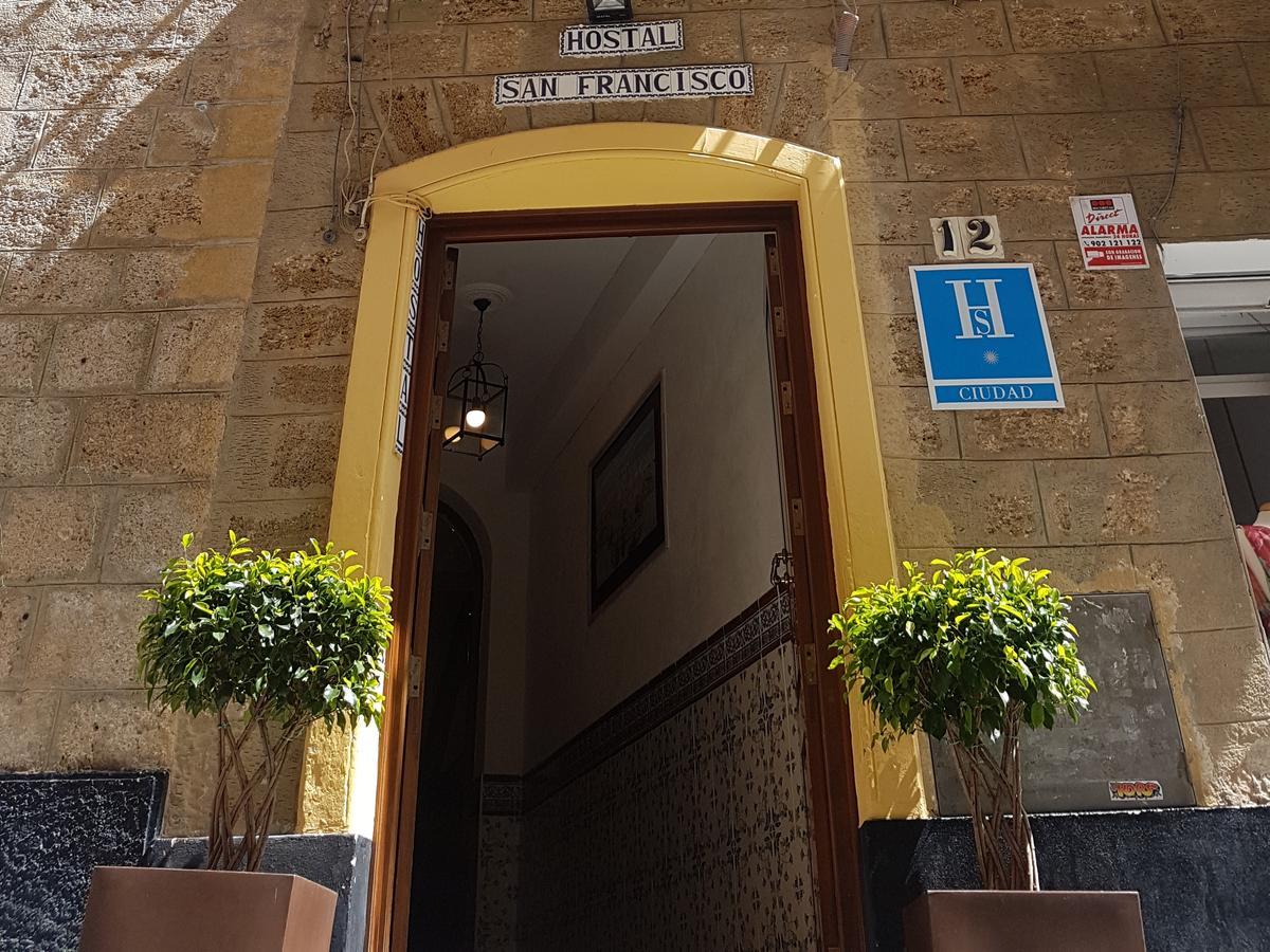 Hostal San Francisco Cádiz Eksteriør billede